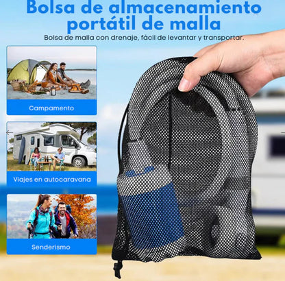 AquaGo – Ducha portátil que te acompaña a todas partes.